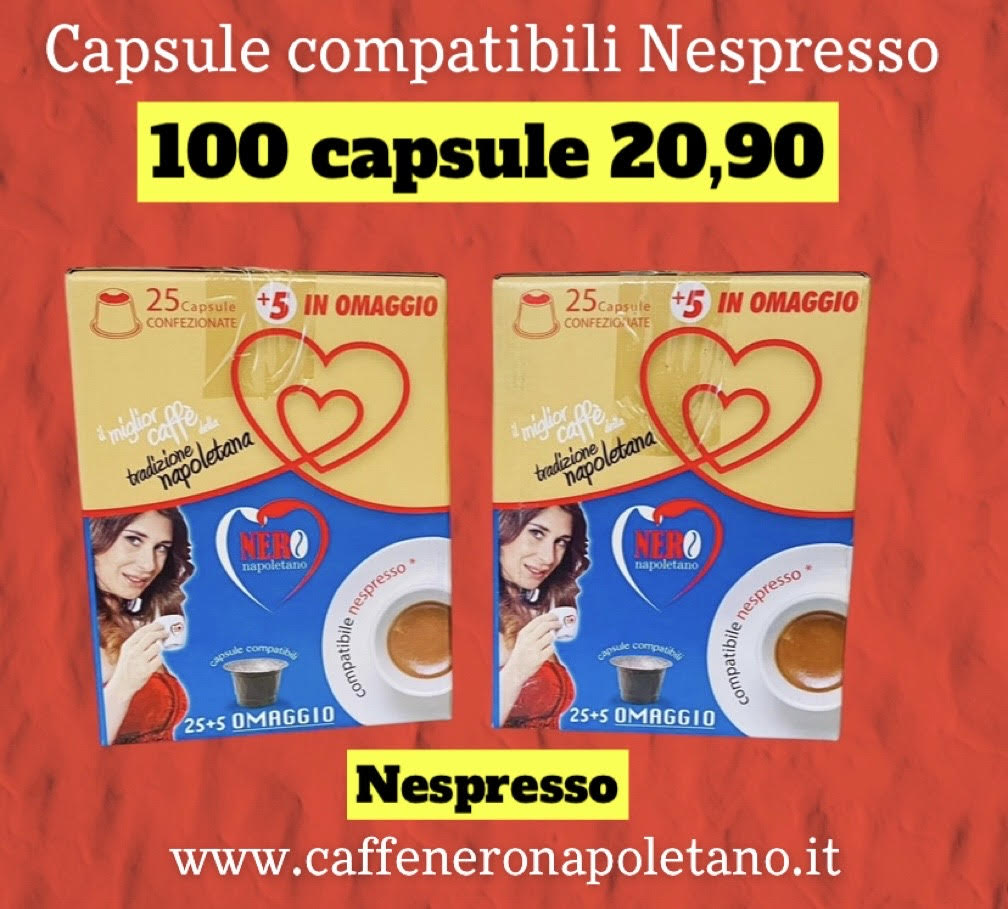 100 CAPSULE COMPATIBILI NESPRESSO LOTTO 40