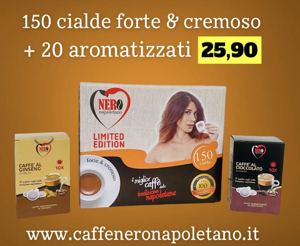 150 CIALDE ROSSO GUSTO FORTE CON 20 AROMATIZZATI LOTTO 65