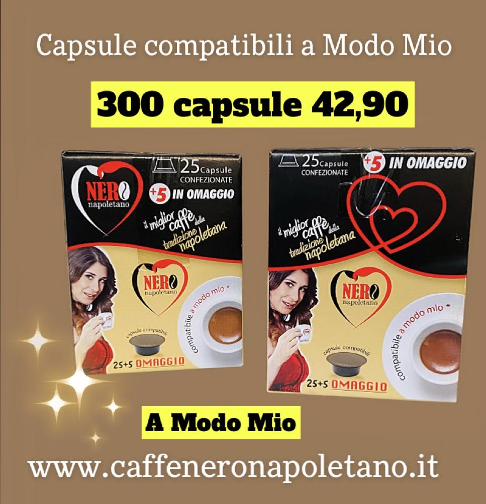 300 CAPSULE COMPATIBILI A MODO MIO LOTTO 7