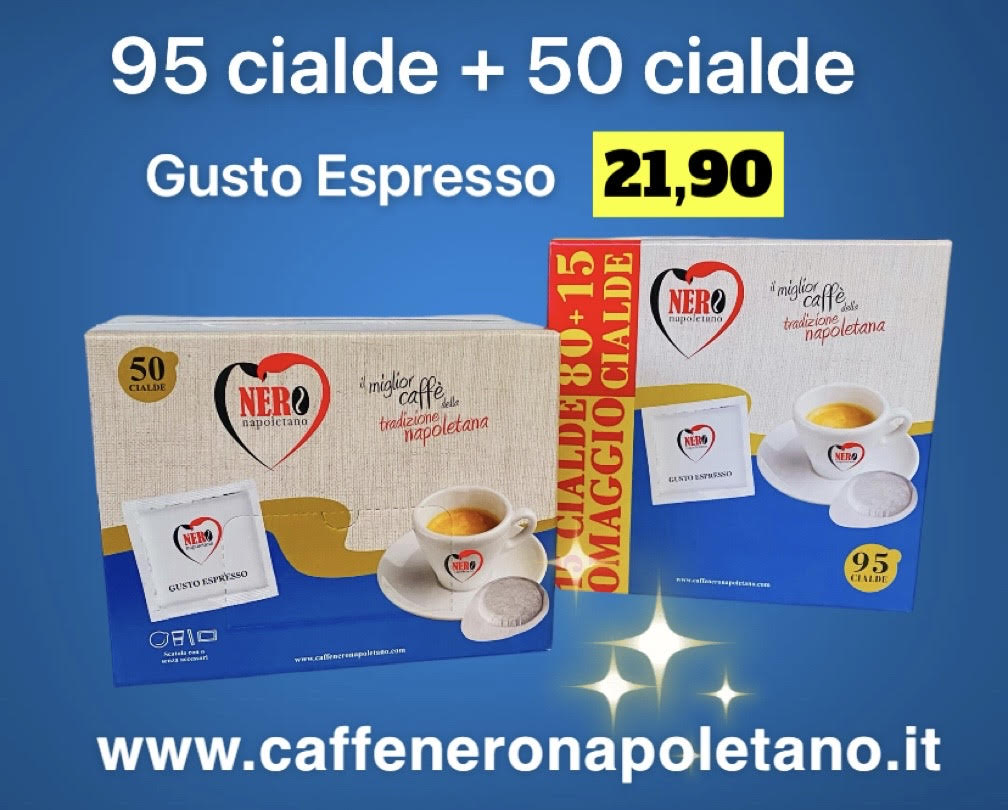 95 CIALDE + 50 CIALDE ESPRESSO LOTTO 86