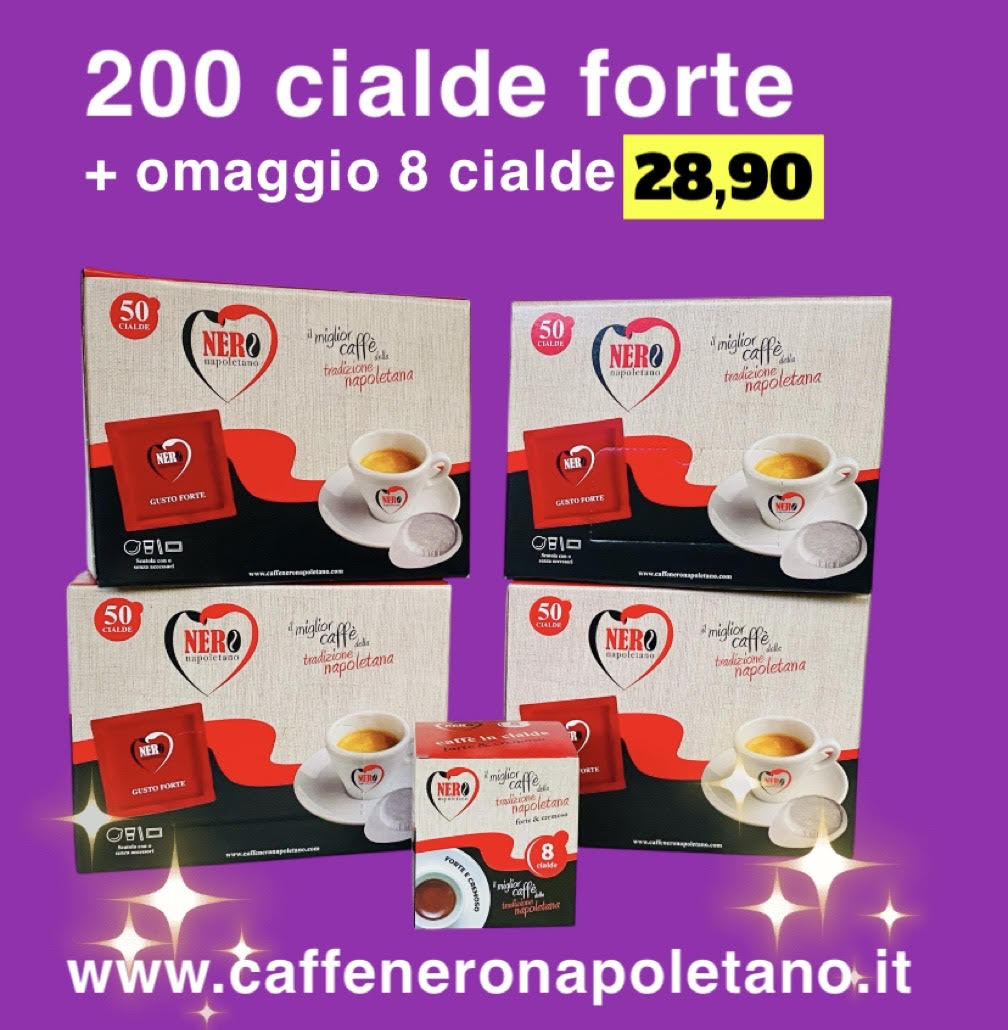 200 CIALDE GUSTO FORTE E CREMOSO + OMAGGIO LOTTO 104